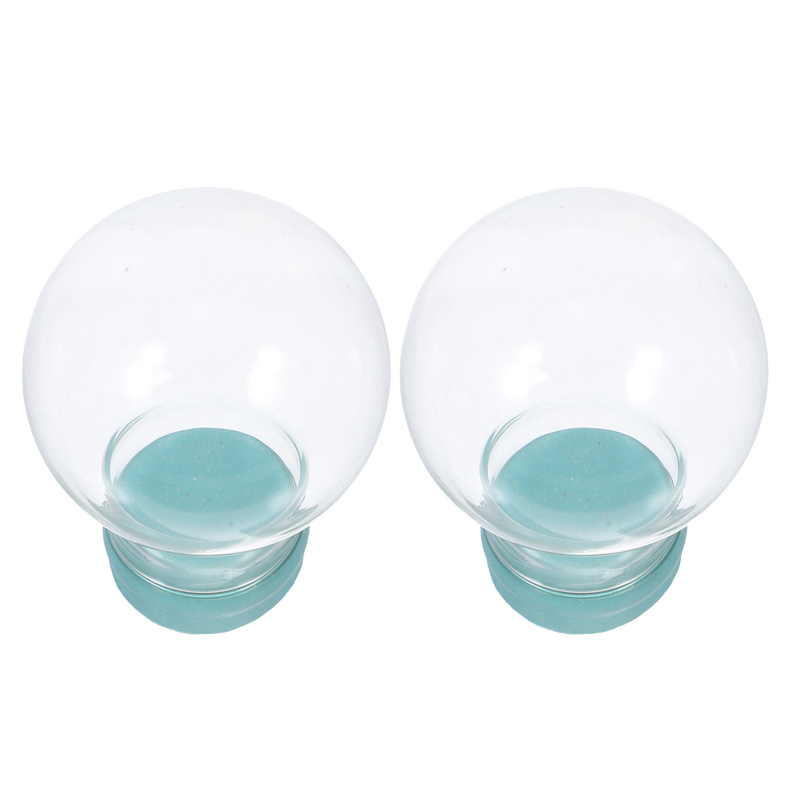 Plastic Dome Clear - 2 stuks heldere sneeuwbol glazen koepel