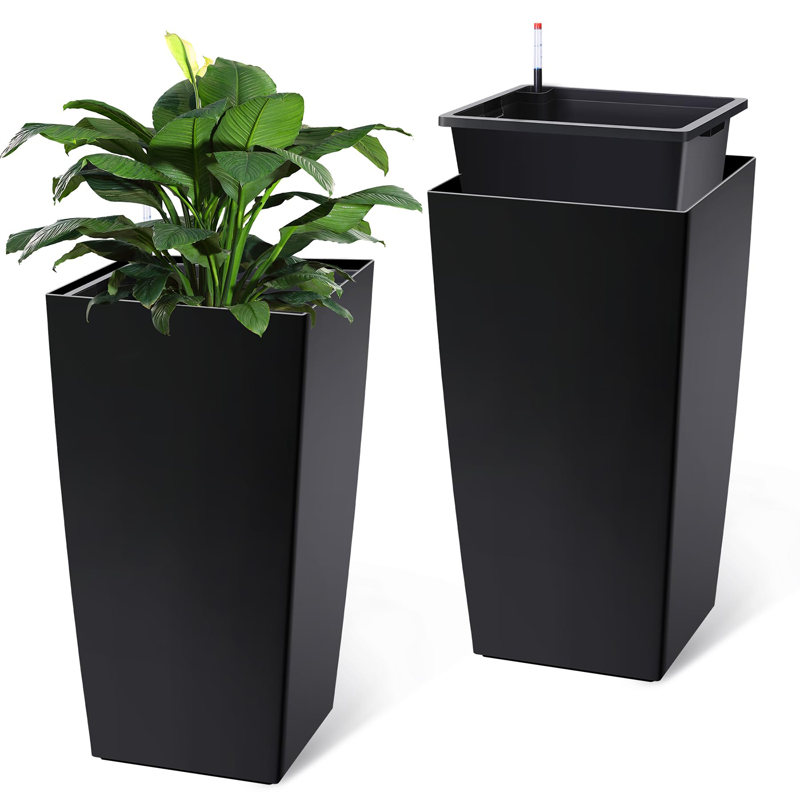 Set van 2 76cm hoge plantenbak - Self Watering Insert recensie en prijs