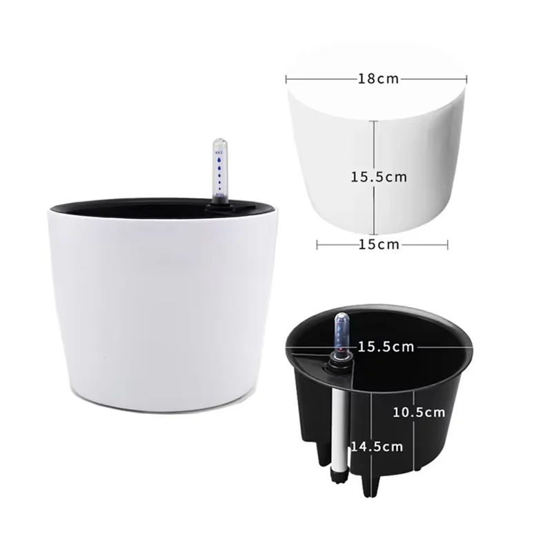 1PC Indoor Plastic Bloempot Ze - Self Watering Insert recensie en prijs
