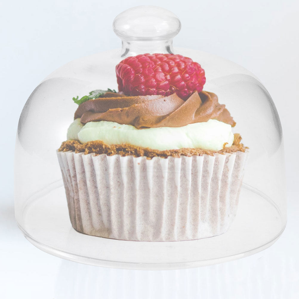 2 stuks ronde glazen taartdeks - Plastic Dome Clear recensie en prijs