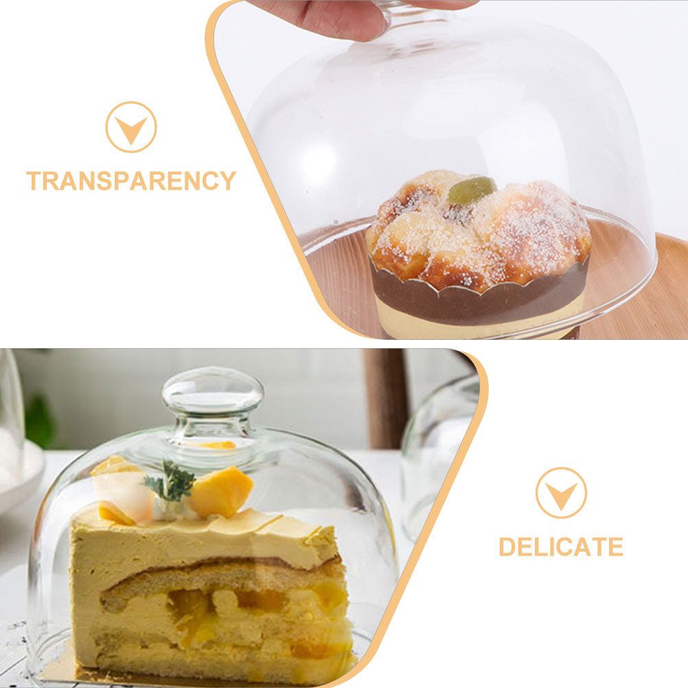 2 stuks ronde glazen taartdeks - Plastic Dome Clear recensie en prijs
