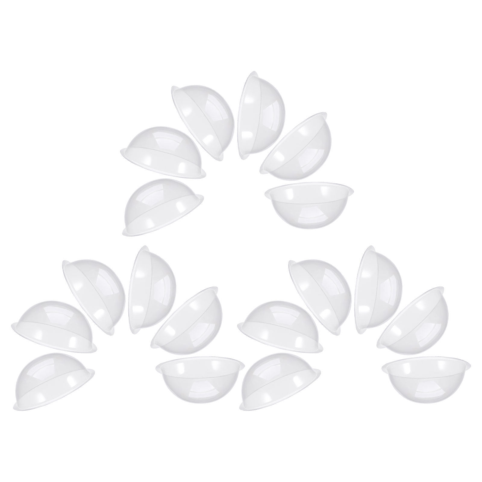 18 stuks transparante plastic  - Plastic Dome Clear recensie en prijs